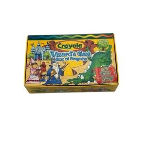 1999 Crayola Wizards Giant Box of Crayons Set Rare Not Complete Fast Shipping